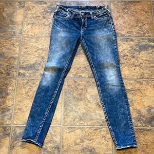 Silver suki skinny jeans 31 x 31